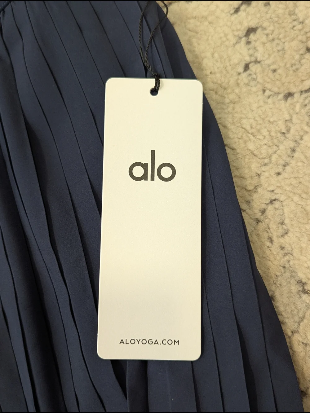 ALO Yoga Women's Grand Slam Tennis Pleated Mini Skirt Large NWT Preppy Chic